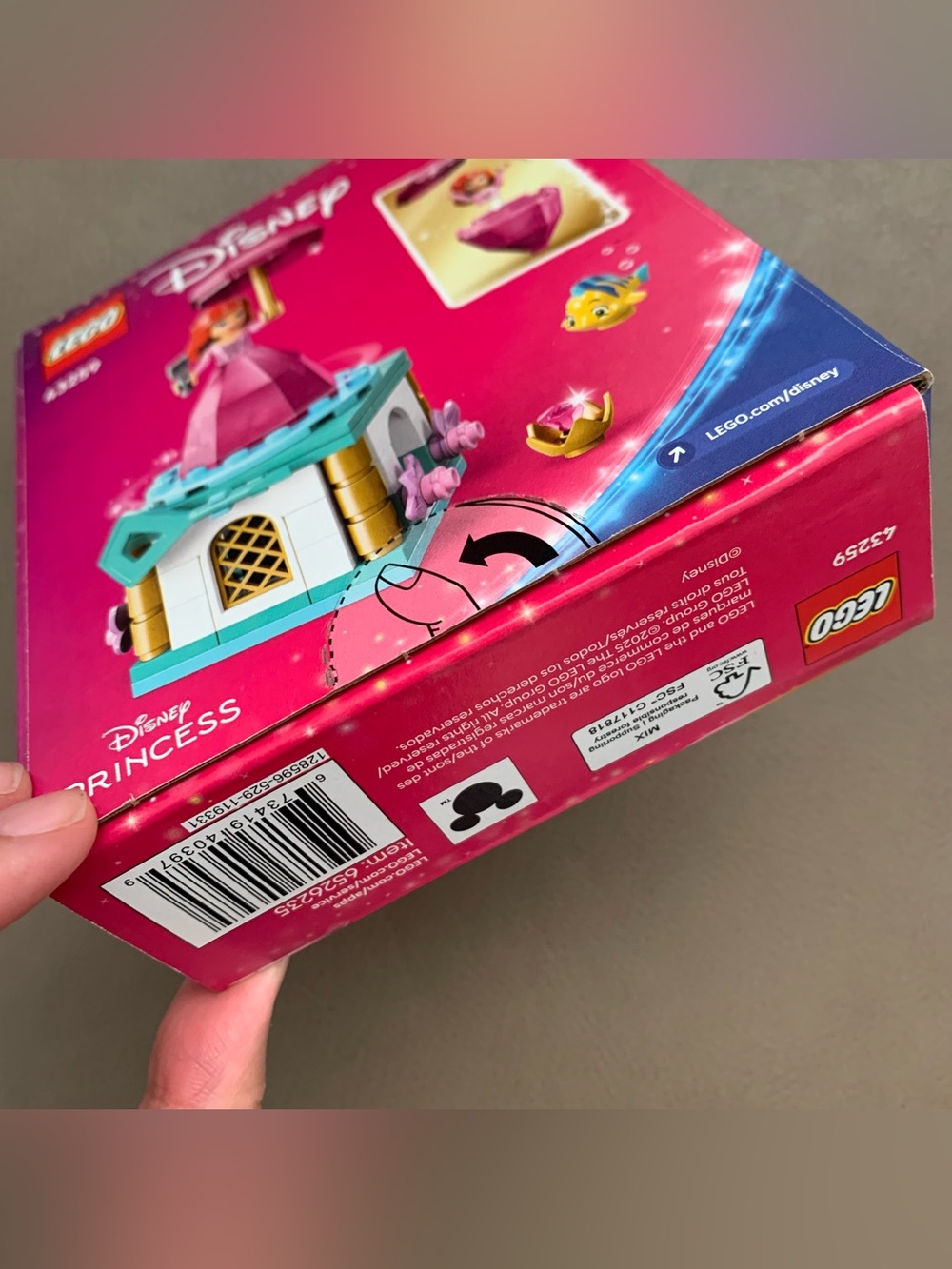 BNIB LEGO Disney Princess Twirling Ariel 43259 - Picture 3 of 3
